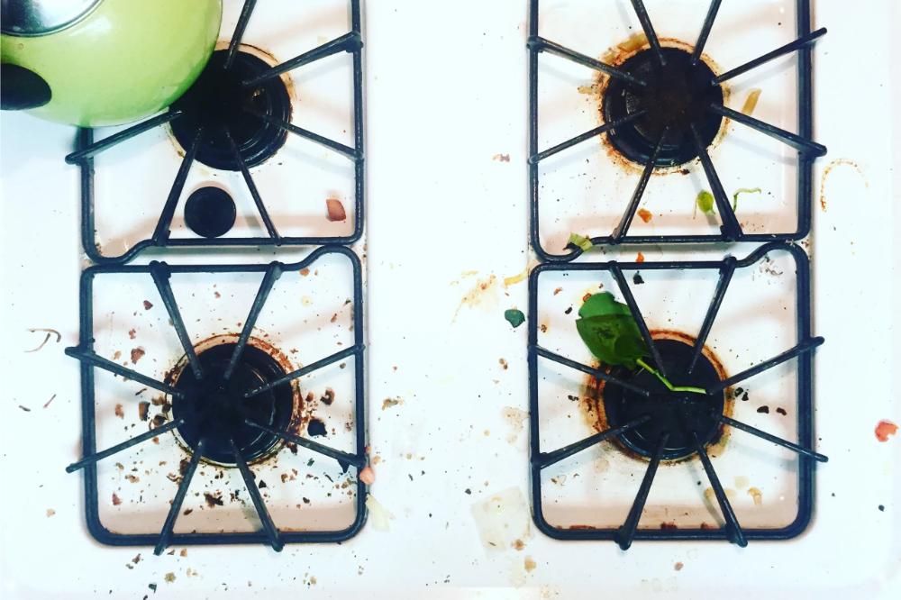 Dirty stove