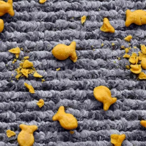 goldfish on the rug