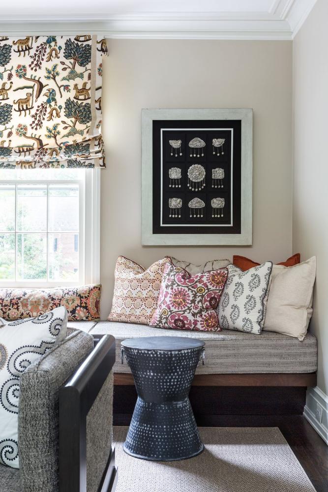 layer accent pillows